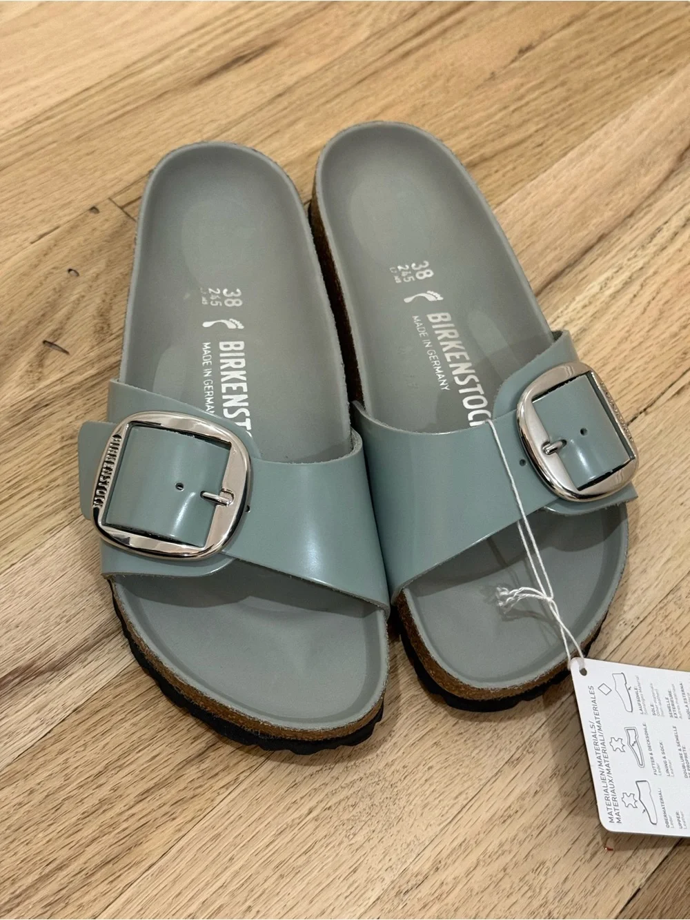 Birkenstock Madrid Big uBuckle High Shine Sandals